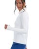BloqUV BloqUV Women's Long Sleeve Quarter Zip Polo with Sun and UV Protection - 3