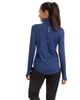 BloqUV BloqUV Women's Long Sleeve Sun and UV Protection Relaxed Mock Zip Top - 2