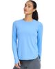 BloqUV BloqUV Women's Long Sleeve Sun and UV Protection Relaxed Scallop Top - 1