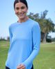 BloqUV BloqUV Women's Long Sleeve Sun and UV Protection Relaxed Scallop Top - 4