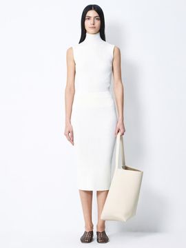 BLOSSOM H COMPANY DE RIBBED MIDI SKIRT