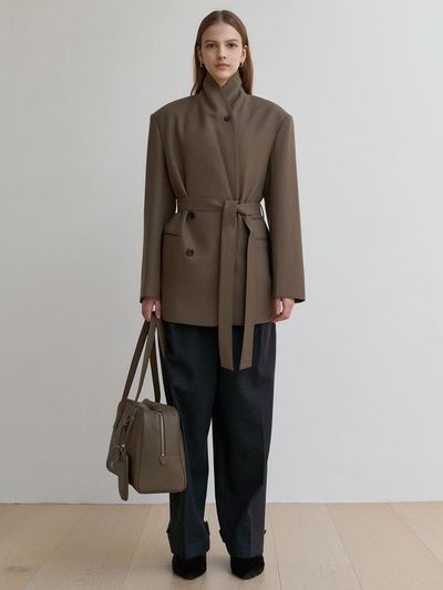 BLOSSOM H COMPANY PINI SHAWL COLLAR JACKET