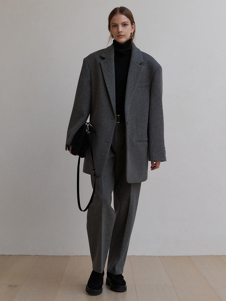 BLOSSOM H COMPANY RIVER WOOL PANTS