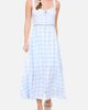 Blu Pepper Blu Pepper Check Sleeveless Maxi Dress - 1