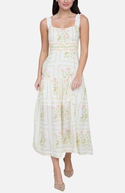 Blu Pepper Blu Pepper Floral Midi Dress