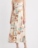 Blu Pepper Blu Pepper Mixed Print Midi Dress - 1