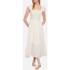 Blu Pepper Blu Pepper Smocked Bodice Tiered Maxi Dress