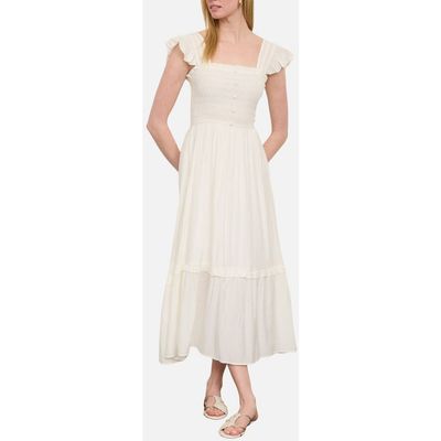 Blu Pepper Blu Pepper Smocked Bodice Tiered Maxi Dress