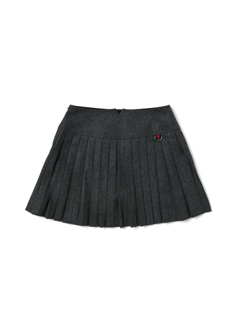 BLUDOT Wool Pleats Skirt (Grey)
