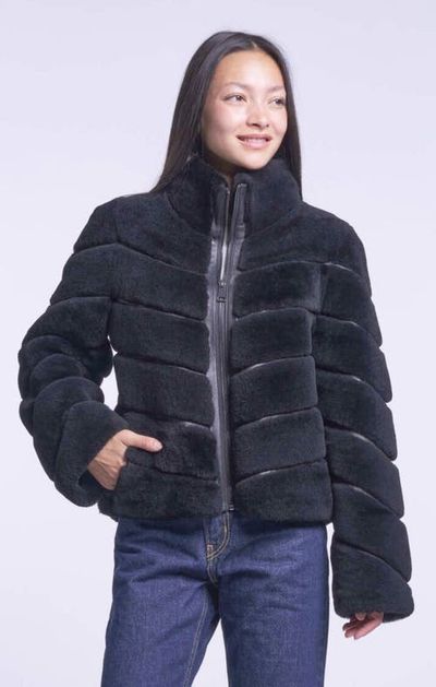 Blue Duck Blue Duck Diagonal Shearling Jacket