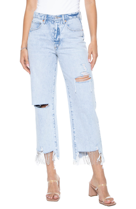 BLUE REVIVAL BLUE REVIVAL Nash Vegas Crop Jeans