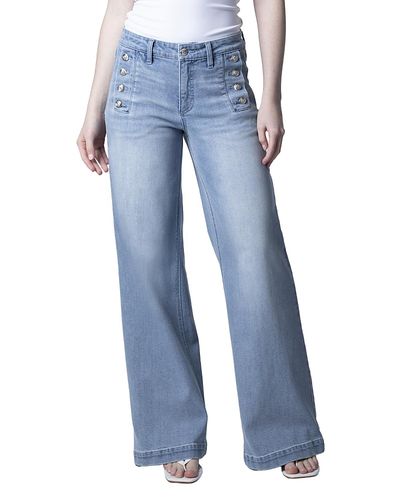 Blue Revival Blue Revival Sailor Mid Rise Wide Leg in Miami