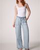 Blue Revival Blue Revival Scarlett Drawstring Utility Wide Leg Jeans in Brussels - 2