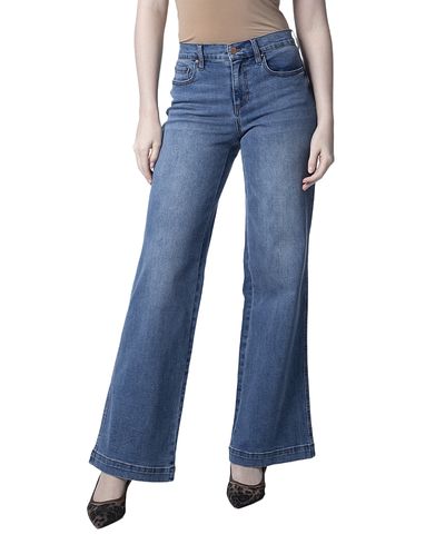 Blue Revival Blue Revival Waverly Mid Rise Wide Leg in Madrid