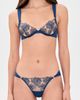 Bluebella Bluebella Avery Floral Embroidered Panties Navy Peony/Sheer - 4