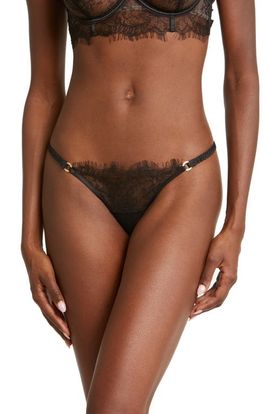 Bluebella Bluebella Camelia Eyelash Lace & Mesh Thong