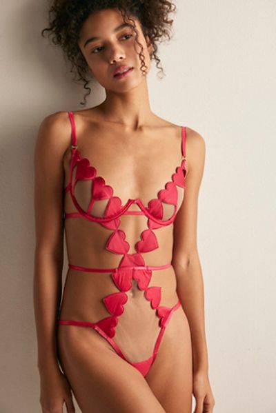 Bluebella Bluebella Gia Open Heart Wired Bodysuit