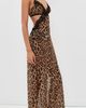 Bluebella Bluebella Julianne Long Chemise Leopard/Black - 4