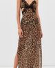 Bluebella Bluebella Julianne Long Chemise Leopard/Black - 5