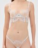 Bluebella Bluebella Marisa Embroidered Sheer Panty Ice Water Blue/Sheer - 4