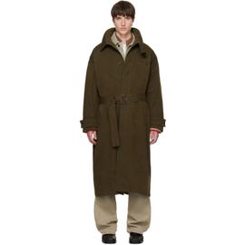 BLUEMARBLE BLUEMARBLE Khaki Funnel Trench Coat