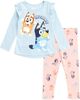 BLUEY BLUEY 2-Piece Long Sleeve Tee and Leggings Set - 1