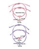 BLUEY BLUEY Adjustable Friendship Bracelet Set, Heart Charm, 4-Pack - 4