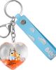BLUEY Bluey And Bingo Liquid Heart Bag Charm Keychain  - 1