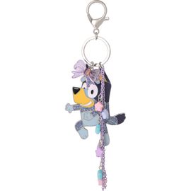 BLUEY BLUEY Bag Charms with Lobster Clip, Liquid and Pave Crystals Charm Keychains 