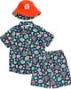 BLUEY BLUEY Button-Down Shirt and Shorts Set with Hat - 1