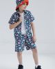BLUEY BLUEY Button-Down Shirt and Shorts Set with Hat - 2