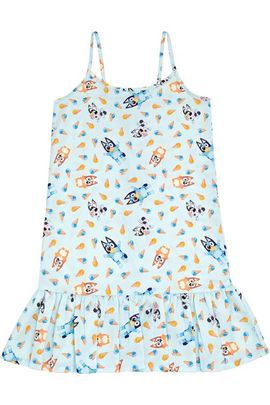 BLUEY BLUEY Dress Jumpsuit and 2-Piece Shorts Set