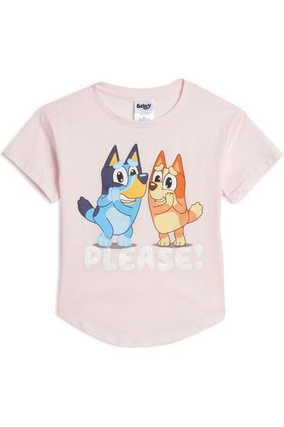 BLUEY BLUEY Glitter Graphic T-Shirt