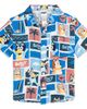 BLUEY BLUEY Hawaiian Short Sleeve Button Down Shirt - 1
