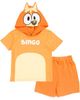 BLUEY BLUEY Hooded T-Shirt and Shorts Set - 1
