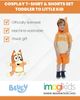 BLUEY BLUEY Hooded T-Shirt and Shorts Set - 3