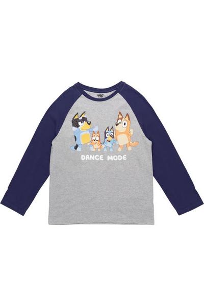 BLUEY BLUEY Long Sleeve Raglan Tee