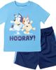 BLUEY BLUEY Mesh 2-Piece T-Shirt and Shorts Set - 1