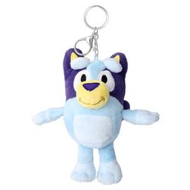 BLUEY Bluey Plush Bag Charm Keychain, Official License For Backpack 