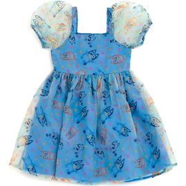 BLUEY BLUEY Short Sleeve Party Tutu Dress