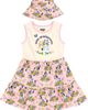 BLUEY BLUEY Sleeveless Dress and Sun Hat Set - 1
