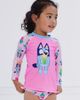 BLUEY BLUEY Swimwear 2-Piece Rash Guard and Bikini Set - 3