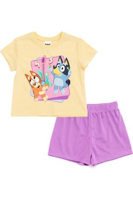 BLUEY BLUEY T-Shirt and Mesh Shorts Set