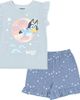 BLUEY BLUEY Tee and French Terry Shorts Set - 1