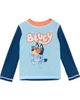BLUEY BLUEY UPF 50+ 2-Piece Rash Guard and Swim Trunks Set - 3