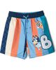 BLUEY BLUEY UPF 50+ 2-Piece Rash Guard and Swim Trunks Set - 4