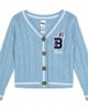 BLUEY BLUEY Varsity Cardigan Sweater - 1