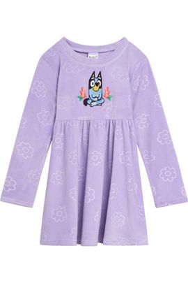 BLUEY BLUEY Velour Dress