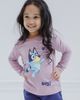 BLUEY BLUEY Zip-Up Hooded Vest, Tee and Pants Set - 3