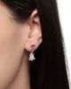 BLUEY Earrings Set 6 Pairs Official License, Fashion Studs, Hoops, and Bluey and Bingo Dangle Charm Earrings with Crystals - 3